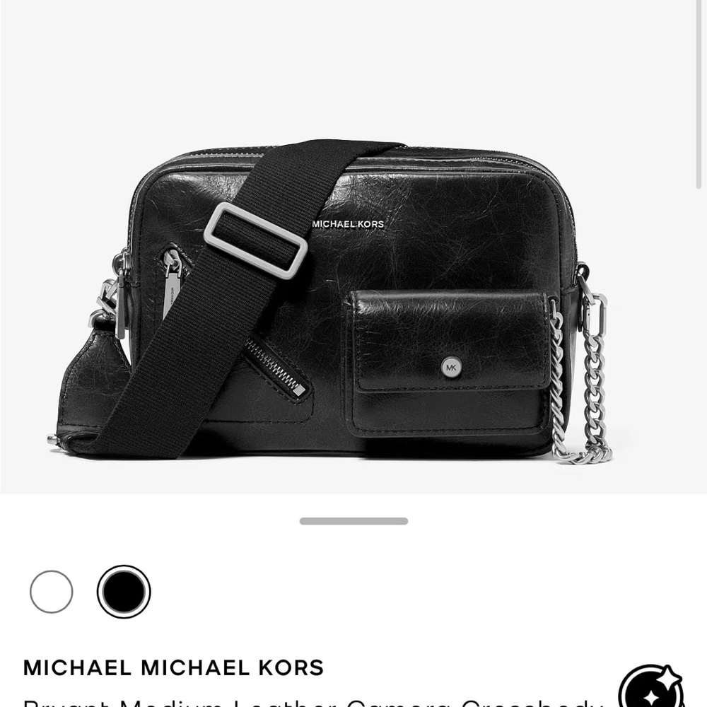 NWT Michael Kors leather crossbody camera bag